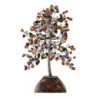 Arbre à pierres précieuses avec base en organite - 320 pierres - Multi