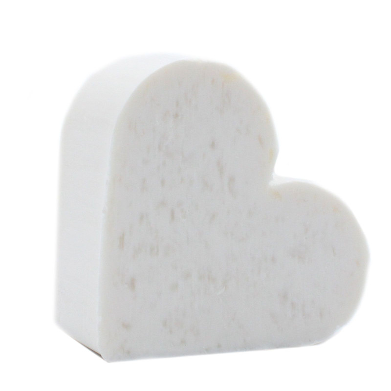 Savons invités Heart - Noix de coco