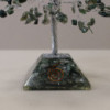 Arbre à pierres précieuses avec base en organite - 320 pierres - Agate mousse