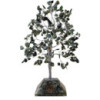 Arbre à pierres précieuses avec base en organite - 320 pierres - Agate mousse