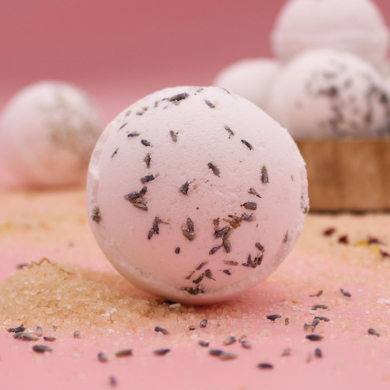 Bombe de bain au sel de l'Himalaya Relax