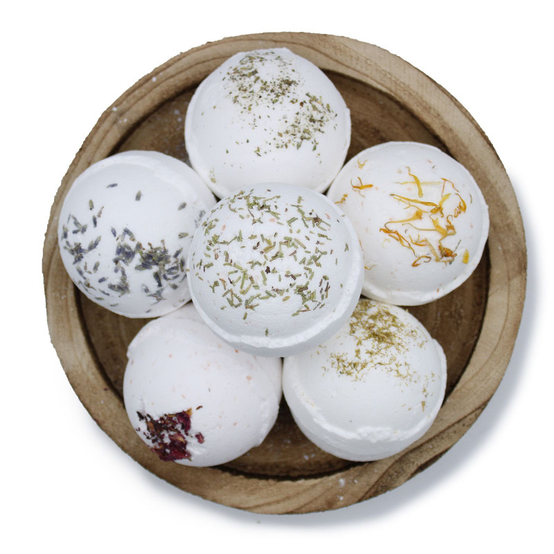 Bombe de bain sensuelle au sel de l'Himalaya