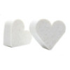 Savons invités Heart - Noix de coco