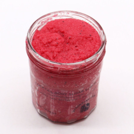Gommage corporel au sucre parfumé - Rhum fraise 300 g
