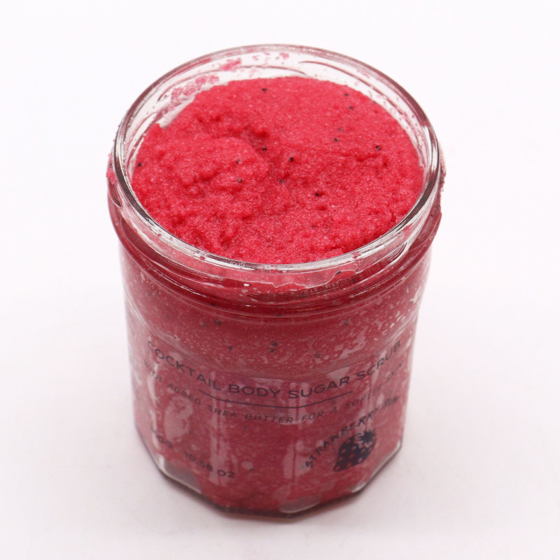 Gommage corporel au sucre parfumé - Rhum fraise 300 g