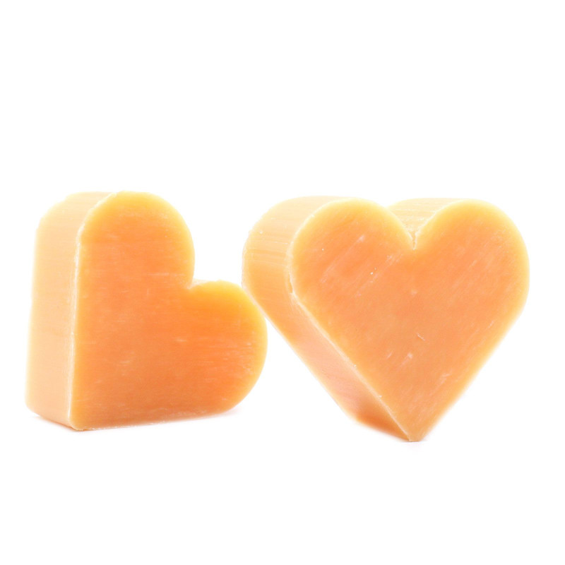 Savons d'invités Heart - Orange et gingembre chaud