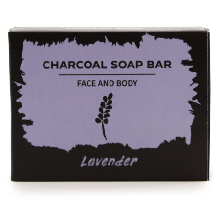 Savon au charbon 85 g - Lavande