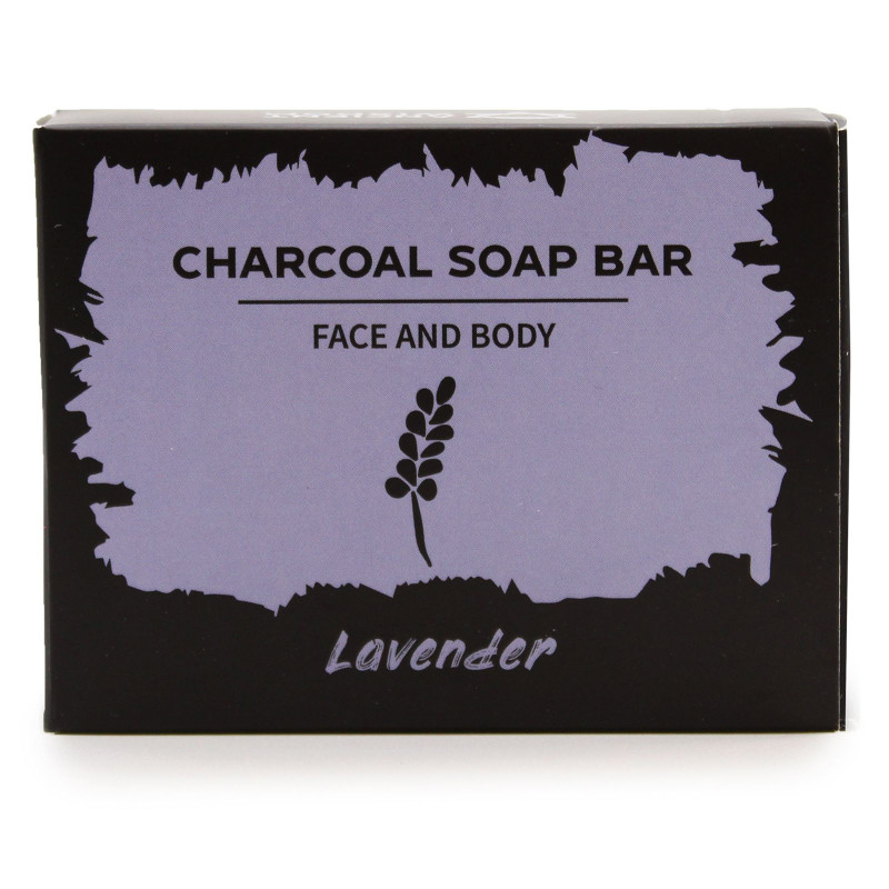 Savon au charbon 85 g - Lavande