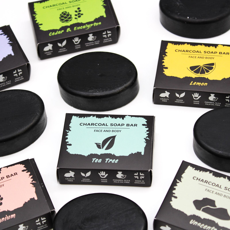 Savon au charbon 85 g - Sans parfum