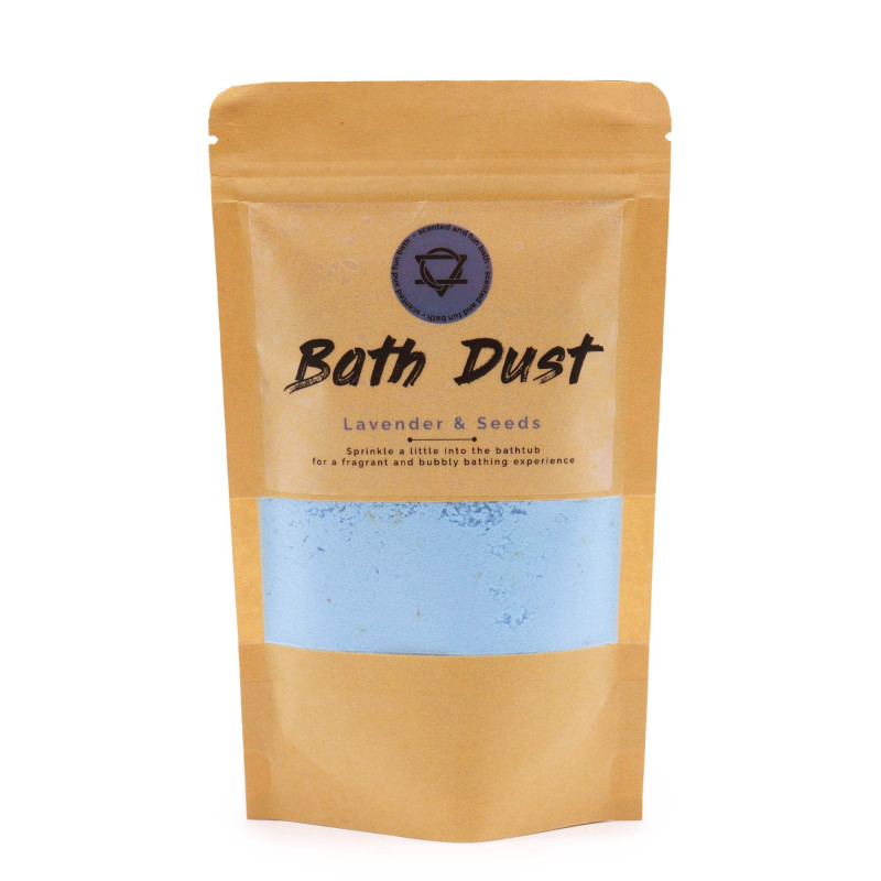 Poudre de bain à la lavande et aux graines 200 g