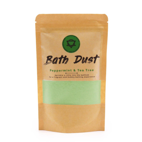 Poudre de bain à la menthe poivrée et à l'arbre à thé 200 g