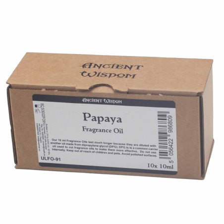 Huile parfumée à la papaye 10 ml - SANS ÉTIQUETTE