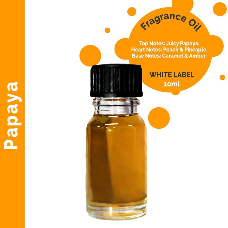 Huile parfumée à la papaye 10 ml - SANS ÉTIQUETTE