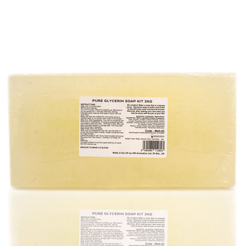 Base de savon à fondre et à verser 2 kg