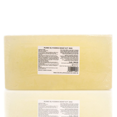 Base de savon à fondre et à verser 2 kg