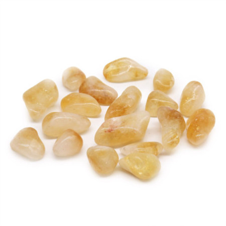 Lot de 24 pierres polies - Quartz citrine de qualité A