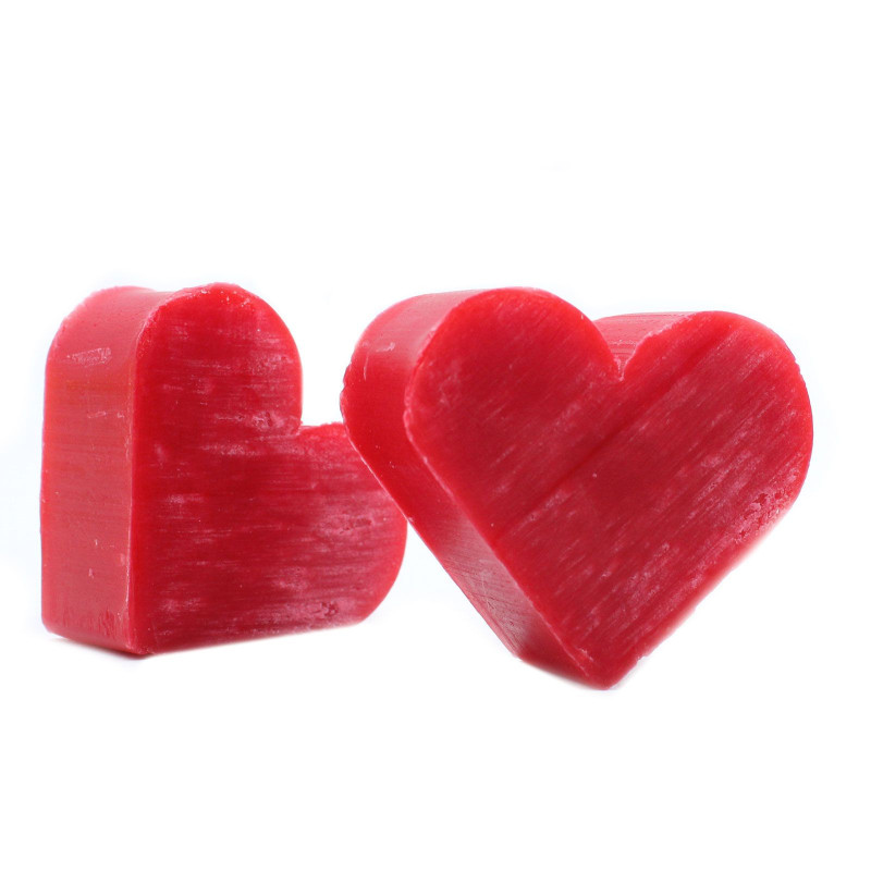 Savons d'invités Heart - Framboise