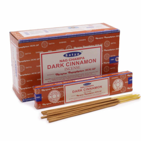 Bâtonnets d'encens Satya 15 g - Cannelle foncée