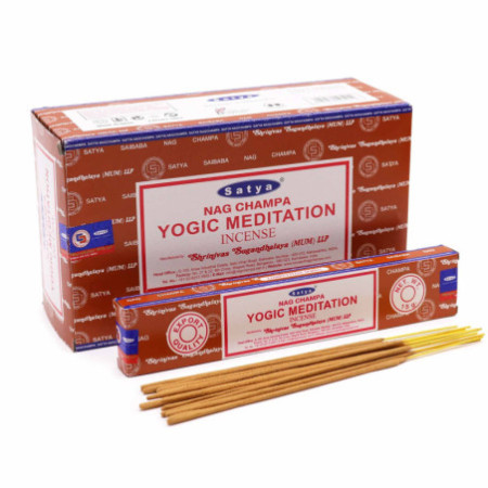 Bâtonnets d'encens Satya 15 g - Méditation yogique
