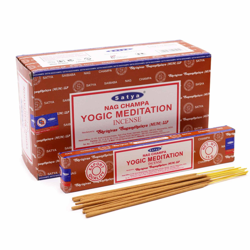 Bâtonnets d'encens Satya 15 g - Méditation yogique