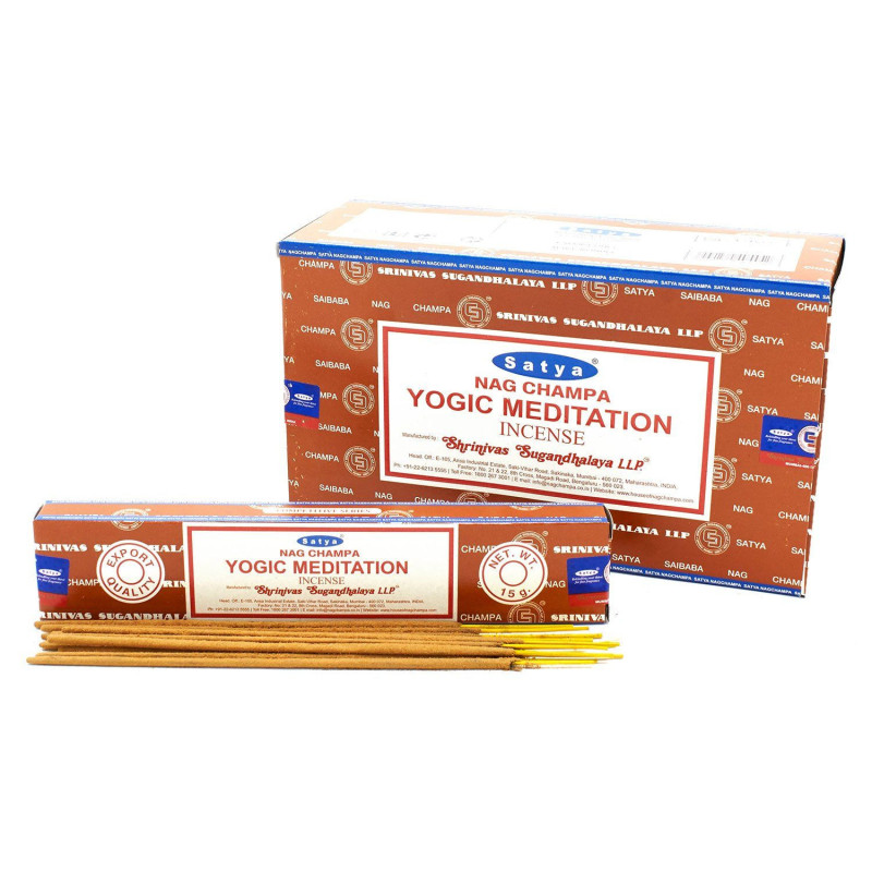 Bâtonnets d'encens Satya 15 g - Méditation yogique