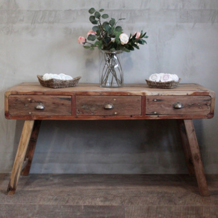 Console - Bois recyclé - 150x50x80cm