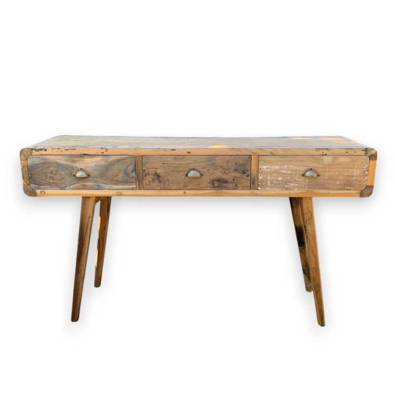 Console - Bois recyclé - 150x50x80cm