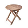 Table basse ronde pliante - 50x50cm