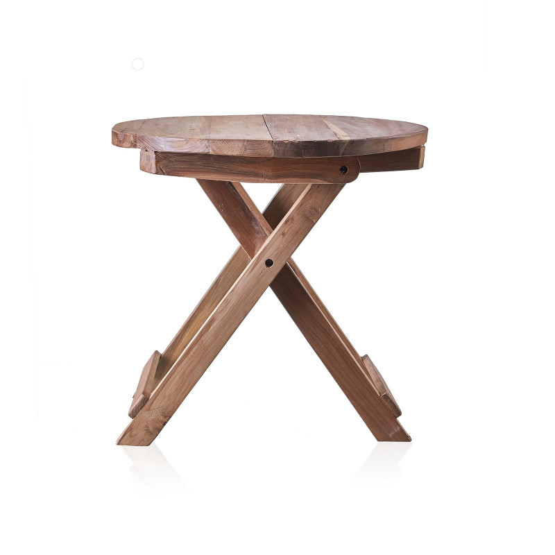 Table basse ronde pliante - 50x50cm