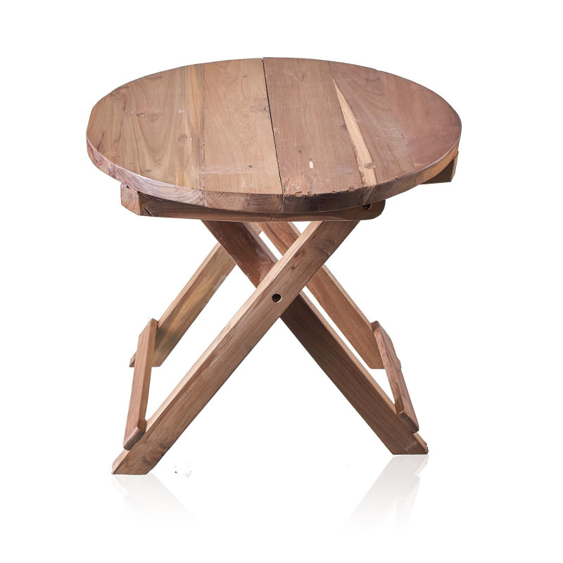 Table basse ronde pliante - 50x50cm