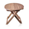 Table basse ronde pliante - 50x50cm