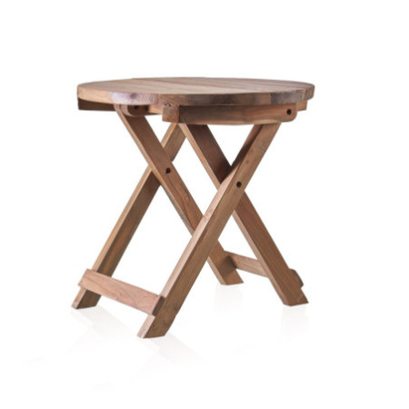 Table basse ronde pliante - 50x50cm