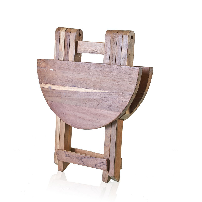 Table basse ronde pliante - 50x50cm