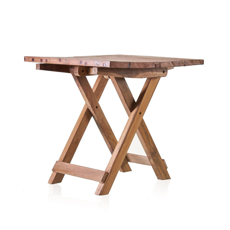 Table basse pliante carrée - 50x50cm