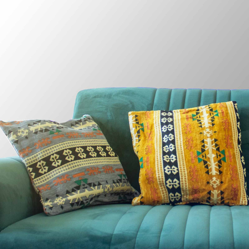 Housse de coussin Kilim - Anthracite