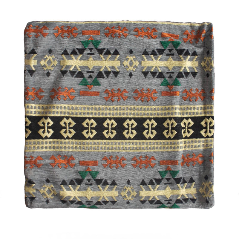 Housse de coussin Kilim - Anthracite