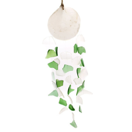 Copis & Glass Drop - Verre vert et blanc