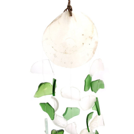 Copis & Glass Drop - Verre vert et blanc