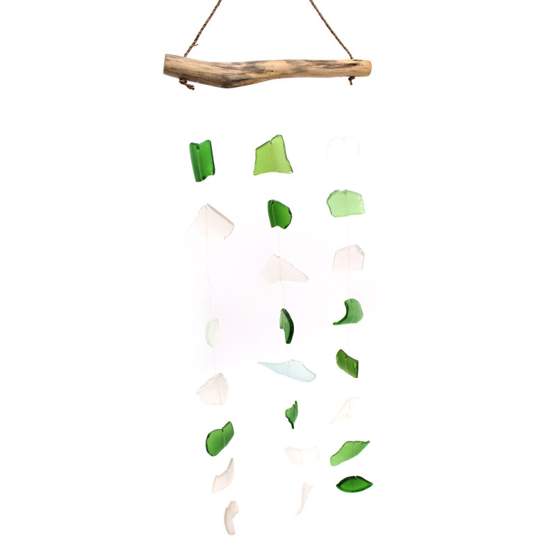 Trois gouttes - Vert et blanc