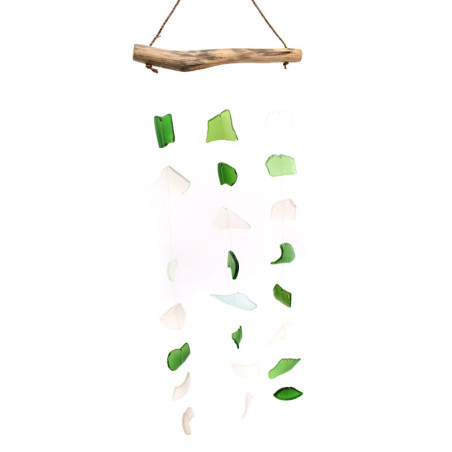 Trois gouttes - Vert et blanc