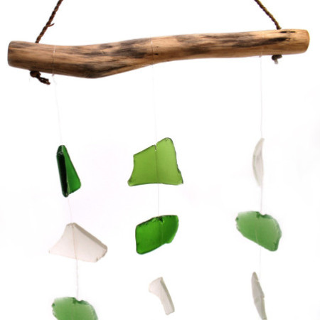 Trois gouttes - Vert et blanc