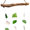 Trois gouttes - Vert et blanc
