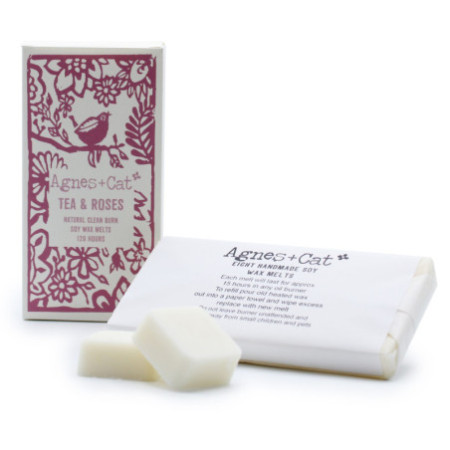 Coffret de 8 fondants de cire - Thé + Roses