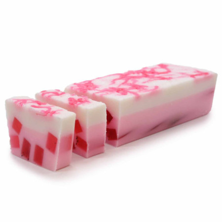 Tranche de savon Funky - Compote de framboises