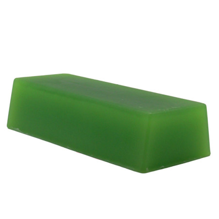 Menthe poivrée - Teinte verte - Savon EO en tranche 100 g environ