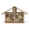 Nichoir à abeilles et insectes en bois flotté