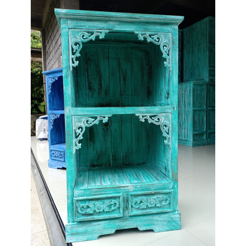 Meuble de salle de bain Albasia - Lavage turquoise