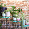 Lot de 3 supports à plantes en bois Gamell - Greenwash
