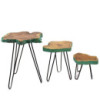 Lot de 3 supports à plantes en bois Gamell - Greenwash