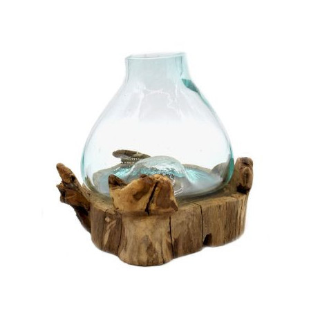 Grand aquarium en verre fondu - 32 cm